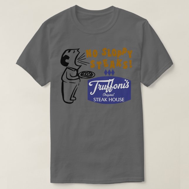 Camiseta Truffonis de estilo vintage sin filete (Diseño del anverso)