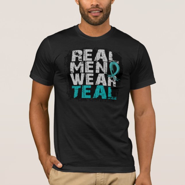 Camiseta Trullo real del desgaste de hombres del cáncer (Anverso)