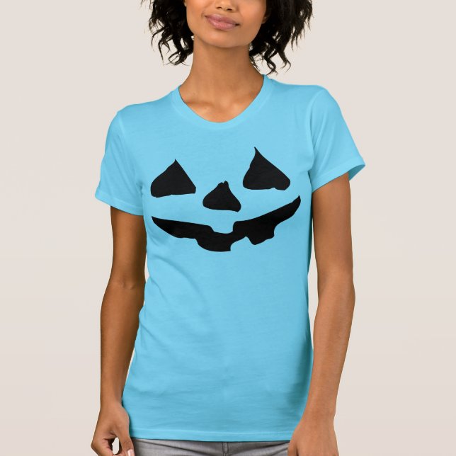 Camiseta Trullo verde azulado del traje de Halloween de la (Anverso)