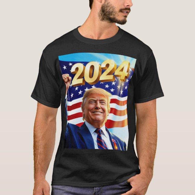 Camiseta Trump2024 (Anverso)