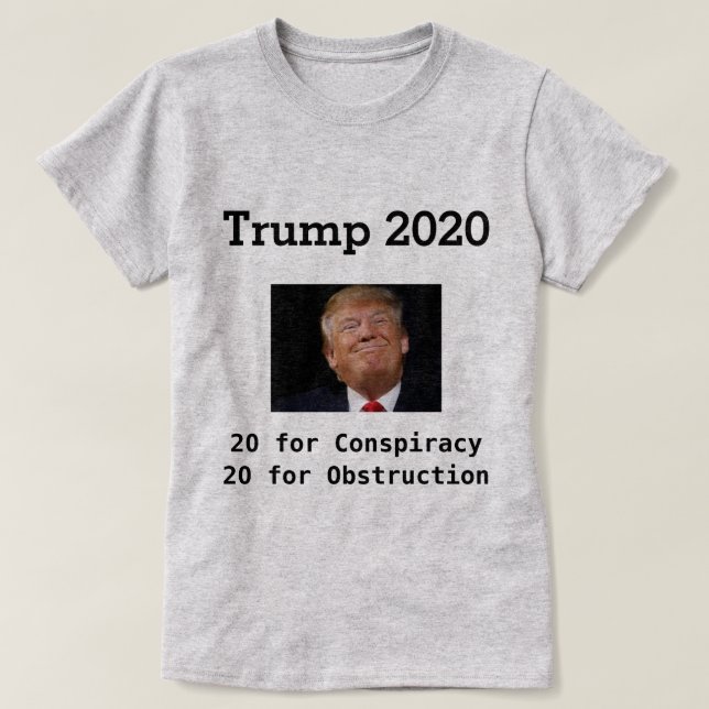 Camiseta Trump 2020 (Diseño del anverso)