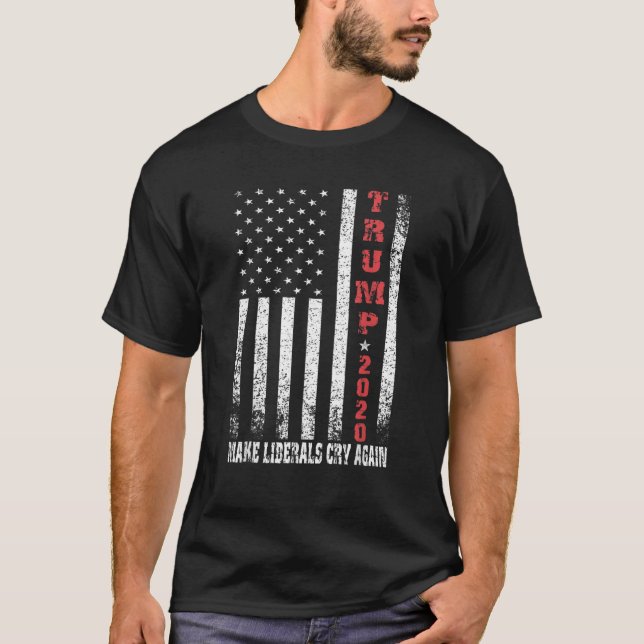 Camiseta Trump 2020 hace que los liberales lloren de nuevo  (Anverso)