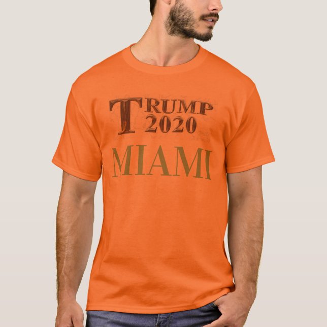 CAMISETA TRUMP 2020 MIAMI (Anverso)