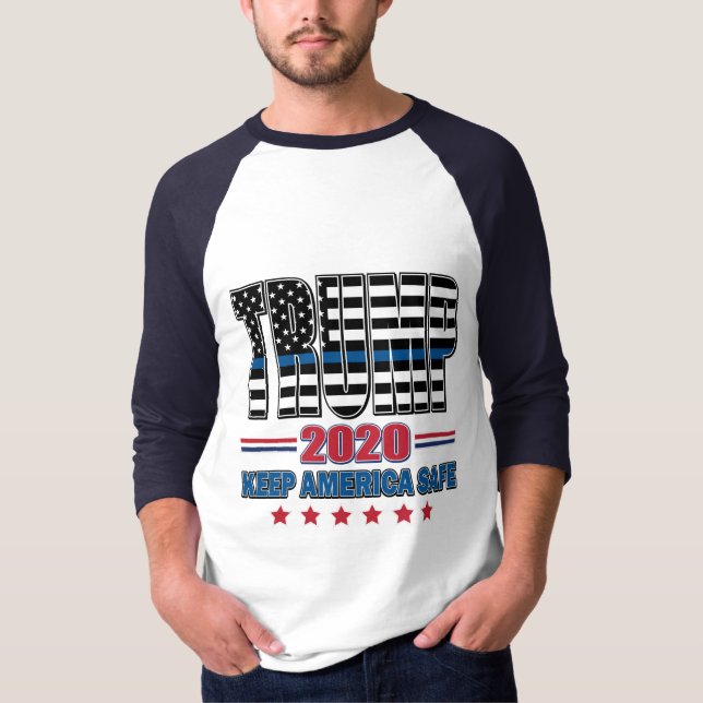 Camiseta Trump 2020 protege a Estados Unidos (Anverso)
