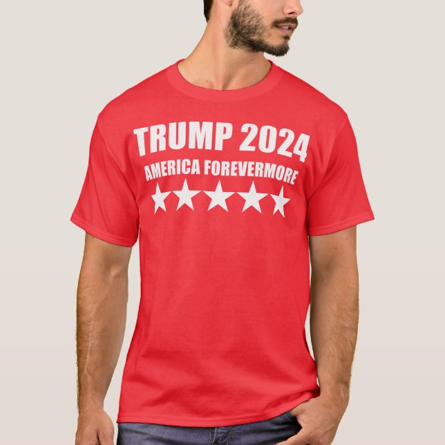 CAMISETA TRUMP 2024 - AMÉRICA FOREMORE (Anverso)