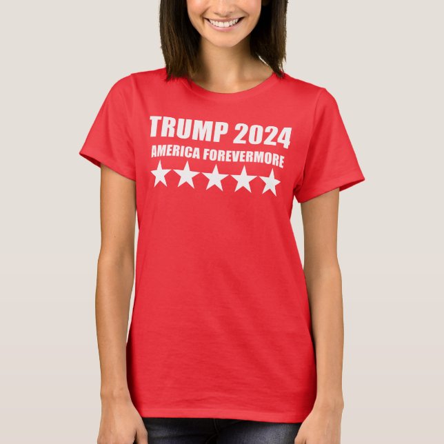 CAMISETA TRUMP 2024 - AMÉRICA FOREMORE (Anverso)