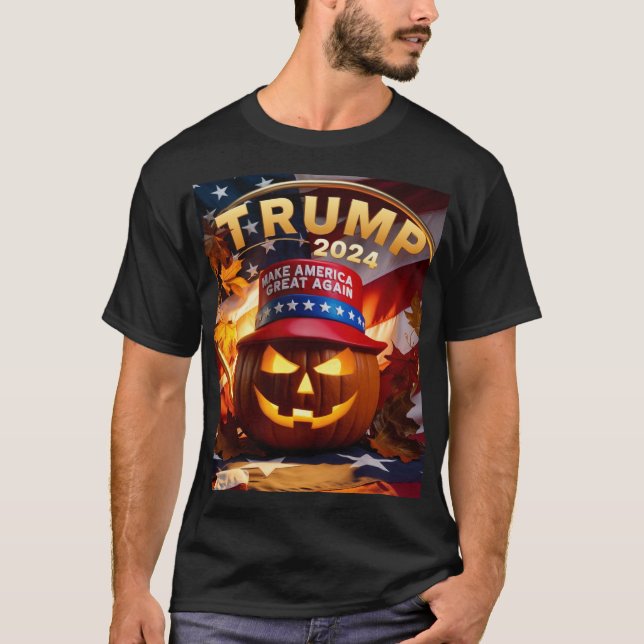 Camiseta Trump 2024: ¡Asustando la competencia! (Anverso)