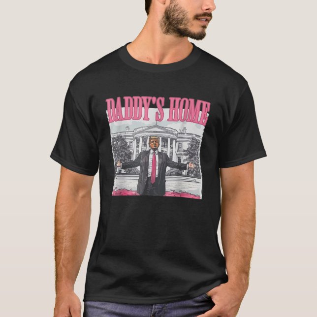 Camiseta Trump 2024 devuelve a Estados Unidos a casa de pap (Anverso)