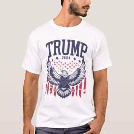 Camiseta Trump 2024: El águila calva estadounidense a favor