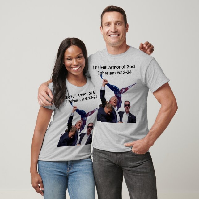 Camiseta Trump 2024, el brazo completo de Dios (Unisexo)