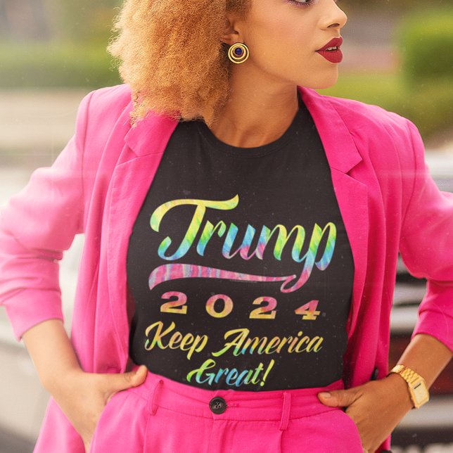 Camiseta Trump 2024: El tinte de los lazos del arcoiris man (Subido por el creador)