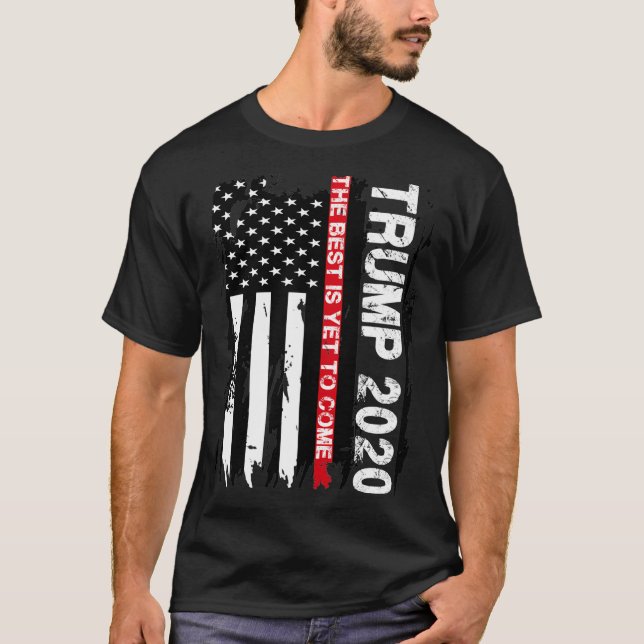 Camiseta Trump 2024 Es La Mejor Línea Roja Que Está Por Ven (Anverso)