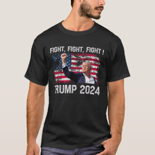 Camiseta Trump 2024 Lucha Lucha Lucha -Trump Presidente 202