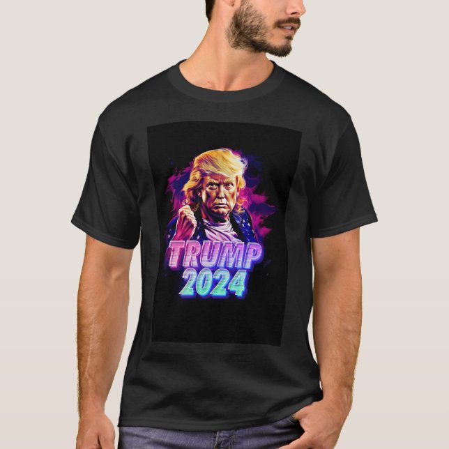 Camiseta Trump 2024 - miami vice (Anverso)
