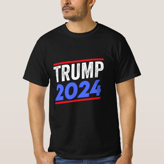 Camiseta Trump 2024 para la elección del presidente Donald  (Anverso)