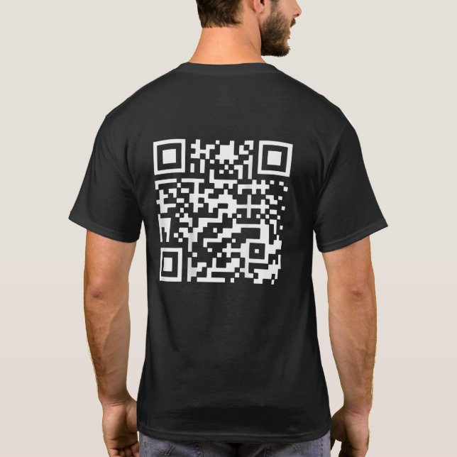 Camiseta Trump 2024 QR 45/47 Divertido QR Trump Bailando (r (Reverso)