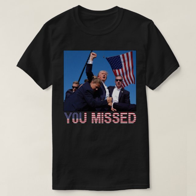 Camiseta Trump 2024 que perdiste (Diseño del anverso)