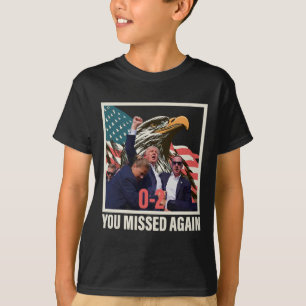 Camiseta Trump 2024 que se perdió de nuevo 0-2