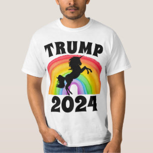 CAMISETA TRUMP 2024 RAINBOW UNICORN T-SHIRTS TEES