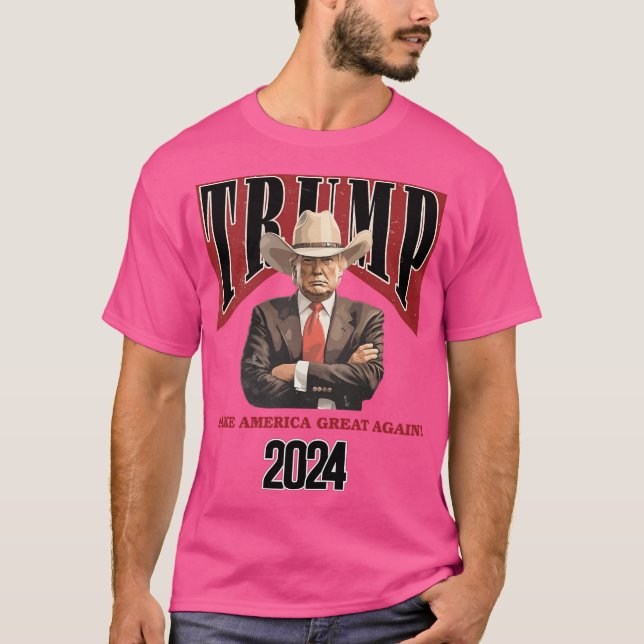 Camiseta Trump 2024: Recuperar a Estados Unidos (Anverso)