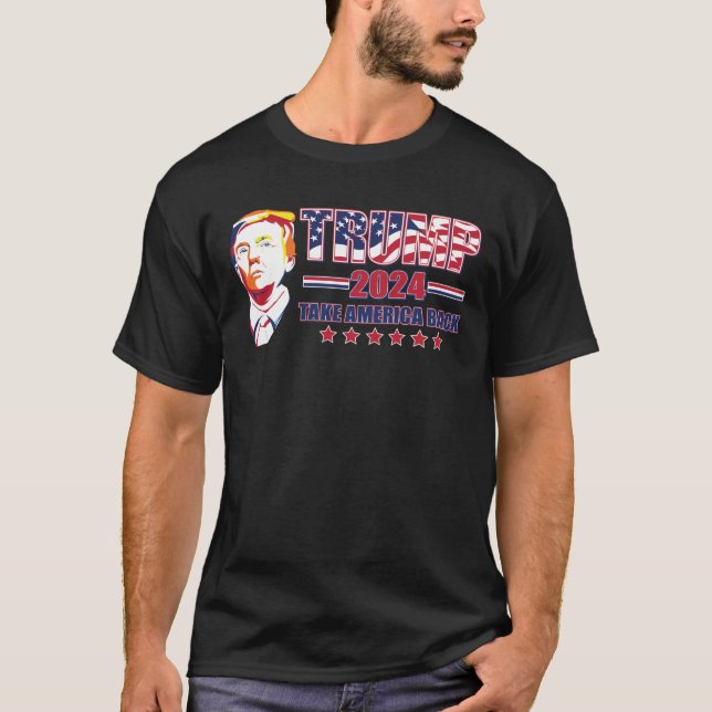 Camiseta Trump 2024: Recuperar a Estados Unidos (Anverso)