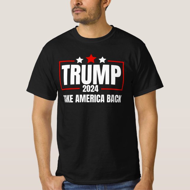 Camiseta Trump 2024 Recuperar a los estadounidenses (Anverso)