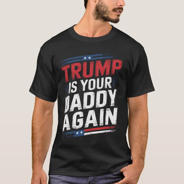 Camiseta Trump 2024 Recuperar Estados Unidos Trump es tu pa (Anverso)