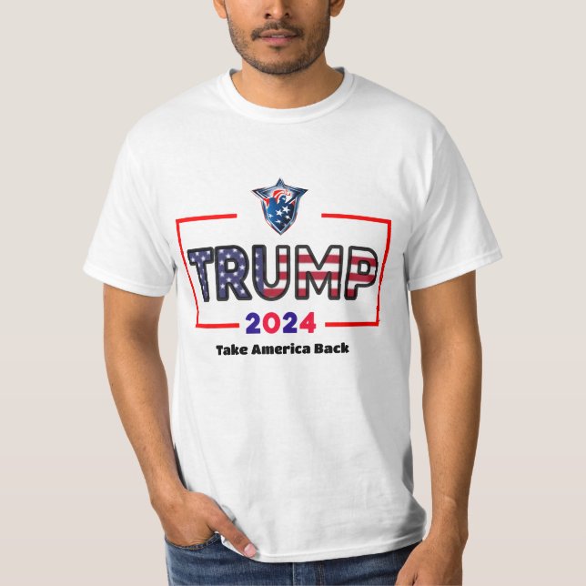 Camiseta Trump 2024, recupere a Estados Unidos | FIX Americ (Anverso)