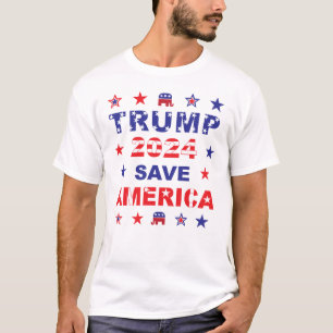 CAMISETA TRUMP 2024 SALVA AMÉRICA