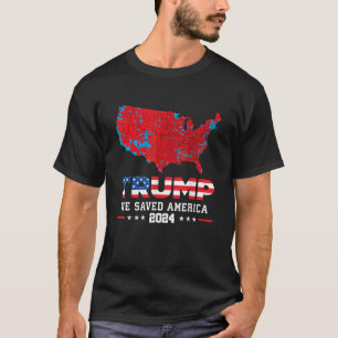 Camiseta Trump 2024 Salvamos las elecciones presidenciales 