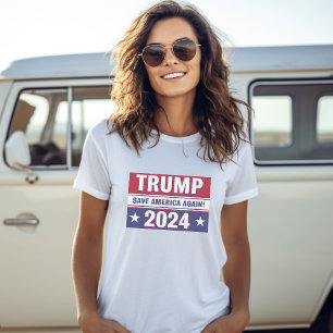 Camiseta Trump 2024 salve a Estados Unidos de nuevo
