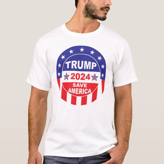 CAMISETA TRUMP 2024 SAVE AMÉRICA (Anverso)