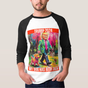 CAMISETA TRUMP 2024 SE HA TOMADO MI PERRO