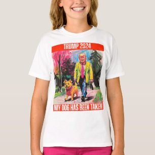 CAMISETA TRUMP 2024 SE HA TOMADO MI PERRO