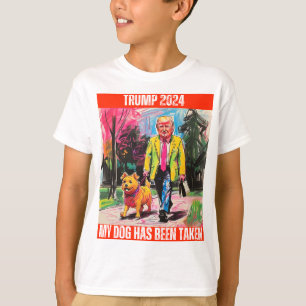 CAMISETA TRUMP 2024 SE HA TOMADO MI PERRO