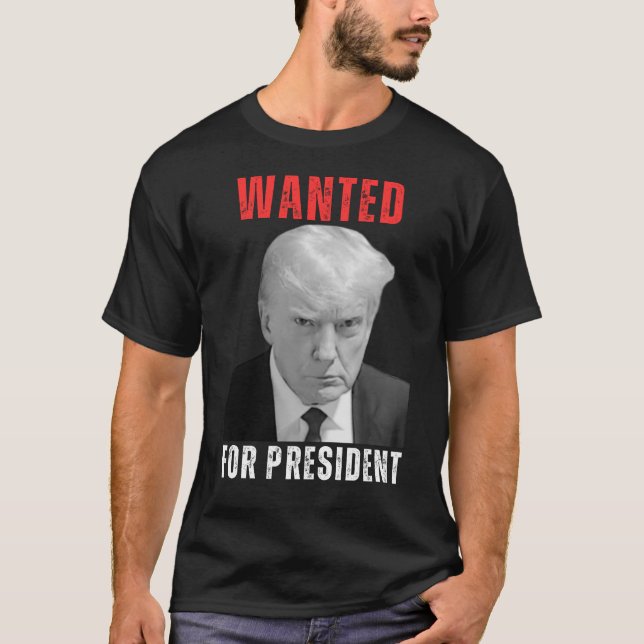 Camiseta Trump 2024 Se Quiere Bandera De La Casa Presidenci (Anverso)