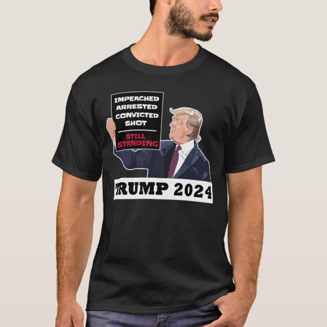 Camiseta Trump 2024 sigue en las elecciones presidenciales  (Anverso)