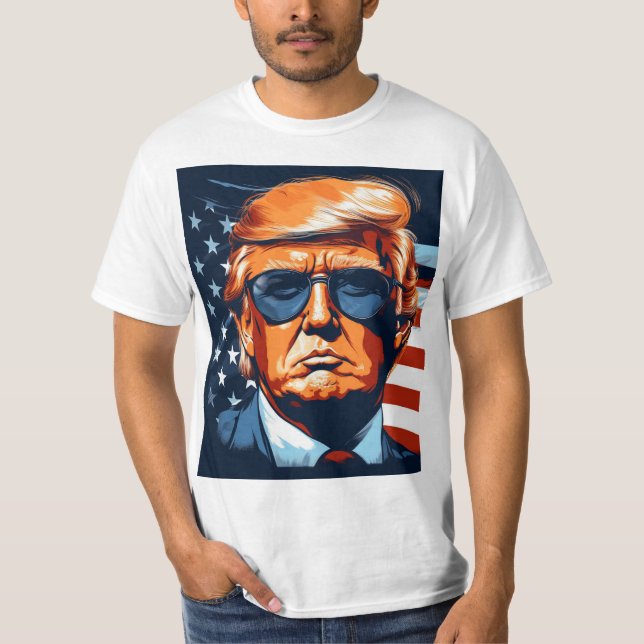 Camiseta Trump 2024 - USA - Make America Great Again (Anverso)