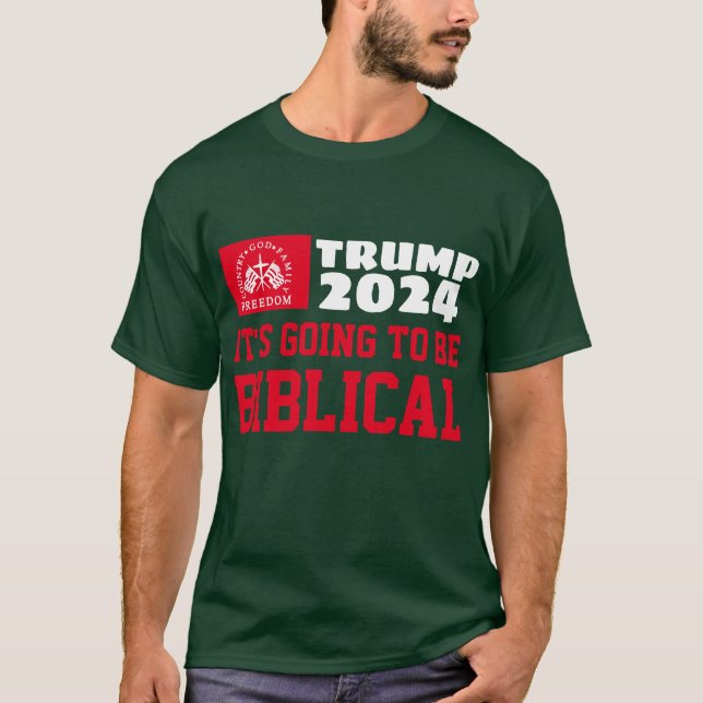 CAMISETA TRUMP 2024 VA A SER BIBLIOSO (Anverso)