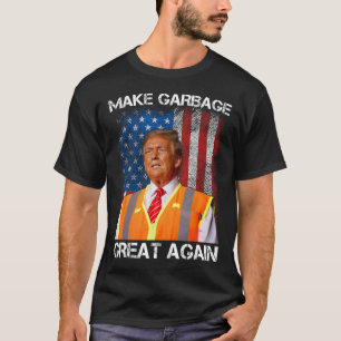 Camiseta Trump 2024 vuelve a hacer graciosa la basura para