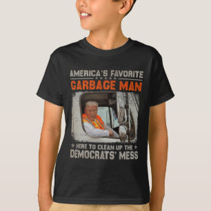 Camiseta Trump 2025 Elección Trump Hombre de la Basura Vota