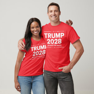 Camiseta Trump 2028 - Reescribir las reglas