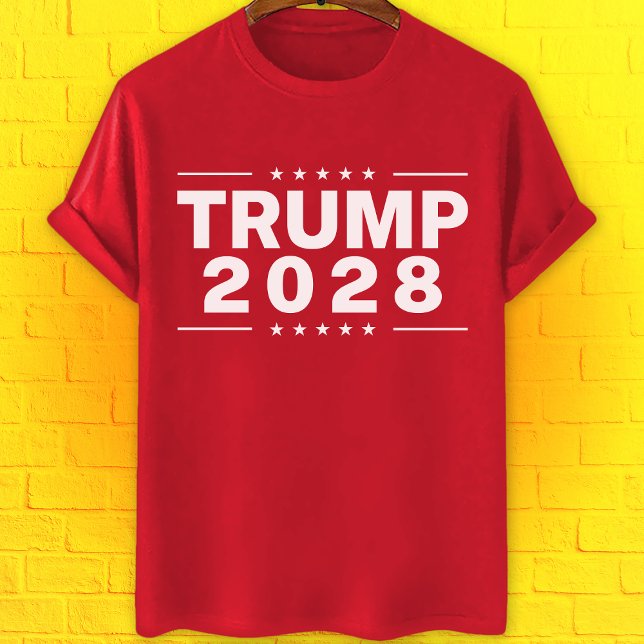 Camiseta Trump 2028 rojo (Subido por el creador)