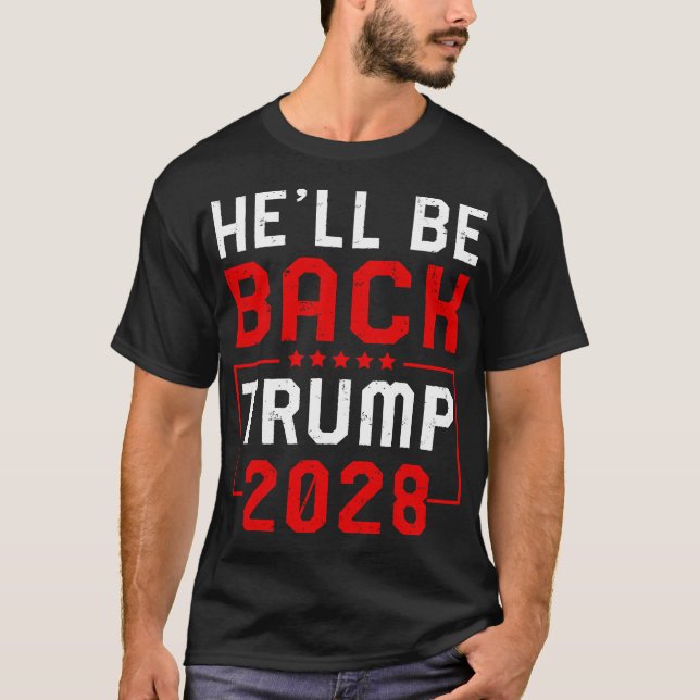 Camiseta Trump 2028 Volverá (Anverso)
