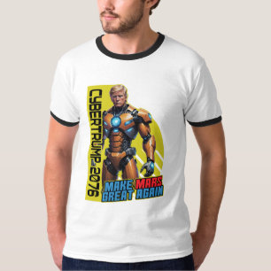 Camiseta Trump 2076   Campaña Presidencial Marciana