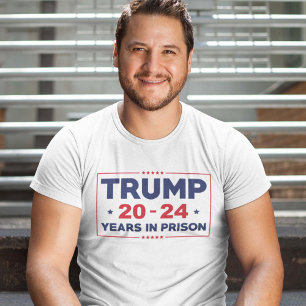 Camiseta Trump 20-24 años en prisión