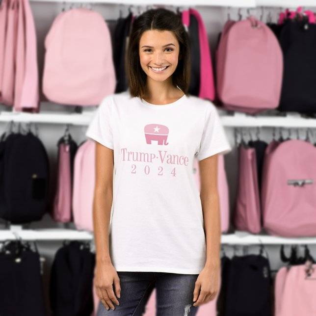 Camiseta Trump: 24 elefantes cutáneos para vicepresidente d (Trump vance 2024 womens shirt
)