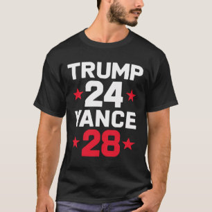 Camiseta Trump 24 Vance 28 2024 Donald Trump J.d. Vance 202