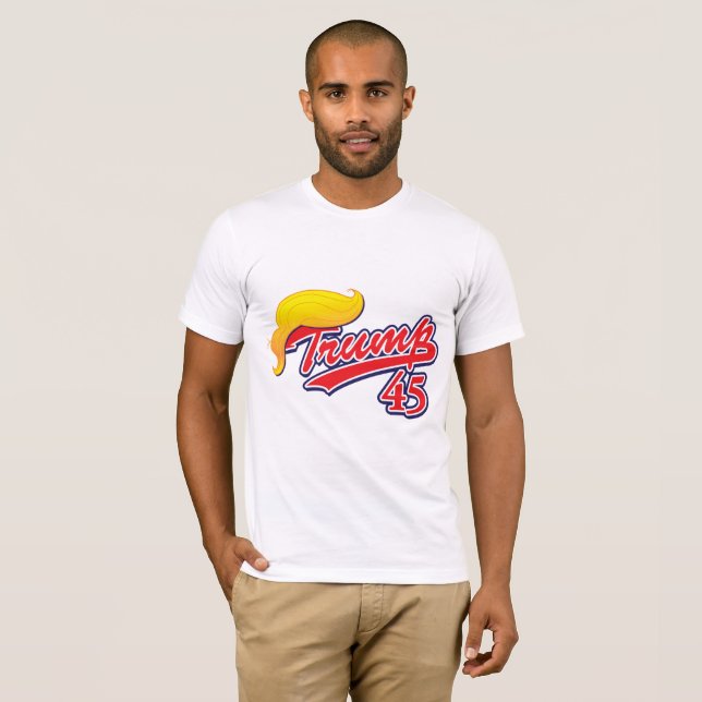 Camiseta ¡Trump 45! (Anverso completo)