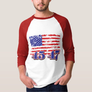 Camiseta Trump 45 47